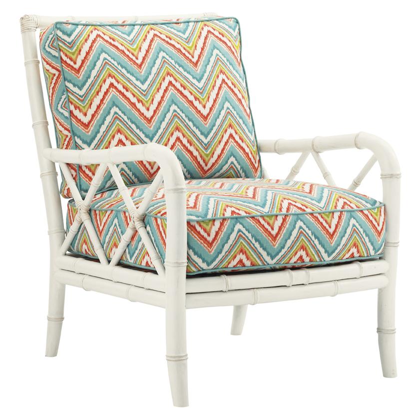 Tommy Bahama Home Ivory Key 157611 Heydon Chair with Bamboo Style